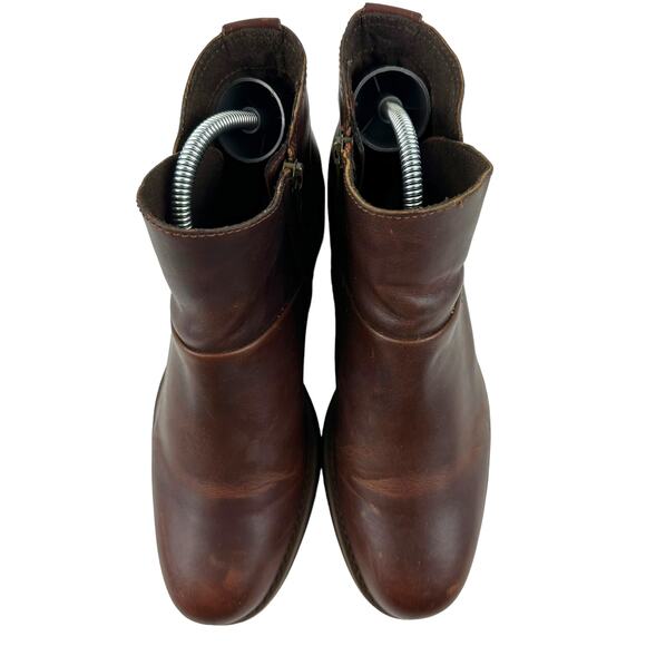 Timberland Women's Chelsea Boots Size US 8 Beckwith Leather Block Ankle Brown - Picture 2 of 13